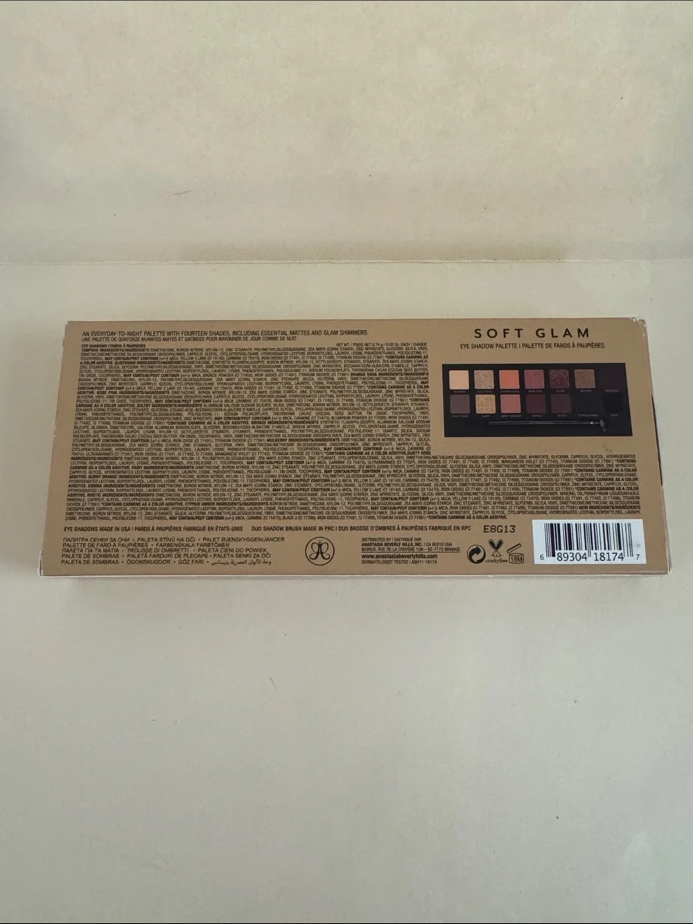 Anastasia Beverly Hills Soft Glam Eyeshadow Palette NIB